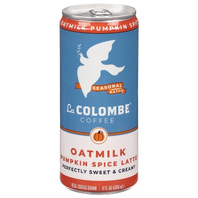 La Colombe Oatmilk Pumpkin Spice Latte - 9 Fl Oz Can : Target