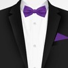 Jacob Alexander Men's Solid Color Pre-Tied Adjustable Banded Bow Tie - 2 of 4