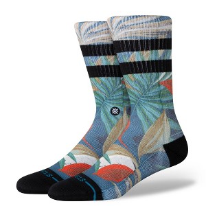 STANCE x WADE Men's Tropical Print Twist Crew Socks - 6-12 - 1 of 4