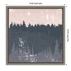 Amanti Art Evening Forest II by Melissa Averinos Canvas Wall Art Print Framed 16 x 16-in. - 4 of 4