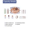 Narwey Small Cute Floral Makeup Bag for Purse Mini Cosmetic Bag - 2 of 3