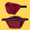 Dalix 3 Pocket Fanny Pack Money Pouch Concealer Runners Bag Waist Belt - 4 of 4