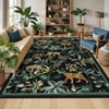 Indoor Modern Area Rugs Animals Pattern Abstract Low Pile Carpets for Living Room Bedroom Indoor Washable Non Slip Soft Floor Carpet - 4 of 4