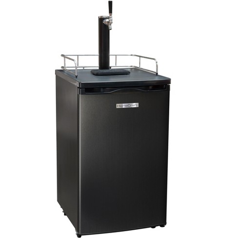 HomeCraft BK49BS 4.9 Cu. Ft. Full Size Kegorator Draft Dispenser, Black Stainless Steel - image 1 of 3