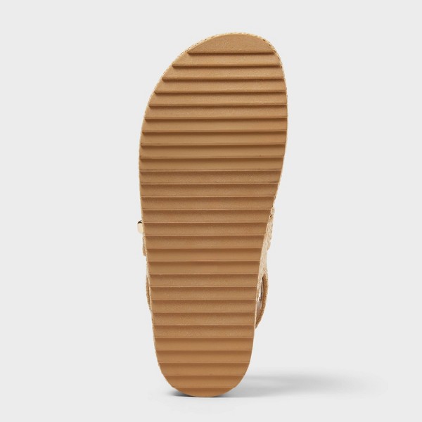 Sandalias Tanner para mujer con plantilla de espuma viscoelástica - A New Day™ Tan 4