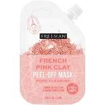 Freeman Exotic Blend French Pink Clay Peel-Off Mask - 1.18 fl oz