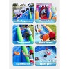 Joyfy Shark Inflatable Lawn Water Slide Bounce house, Blow Up Water Slides for Backyard, Single Person Water Slip with a Built-in Basketball Hoop - 3 of 4