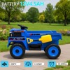 12V Kids Ride On Dump Truck, Electric Car Toy for Toddlers with Electric Dump Bed Shovel Spring Suspension Music LED Lights - 3 of 4