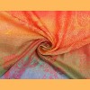 Allegra K Women's Large Tassel Wrap Scarf Wrap Multi-Color Floral Print Gradient Color Scarf - 3 of 4