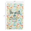 Dicksons Be Still and Know That I Am God Floral 4 inch Paper Pocket Card Bookmark Pack of 12 - 3 of 4