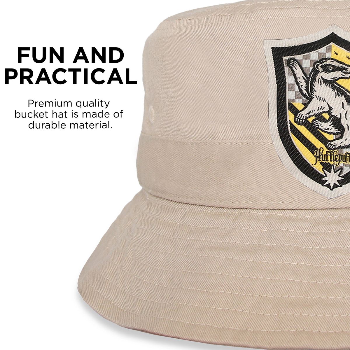 Harry Potter Bucket Hat for Kids, Boy and Girl Sun Hat Ages 4-7 Years 100% Cotton for Summer Teen Youth Beach Hat - thumbnail 6