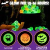 Joyfy 72 PCS Halloween Bouncy Balls, Glow in The Dark Bouncing Balls Eyeballs for Halloween Party Favors Decorations, Halloween Goodie Bag fillers - 3 of 4