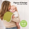 KeaBabies 5pk Urban Baby Burp Cloths, Organic Burping Cloth for Babies, Burp Rags for Baby Girls, Boys - 3 of 4