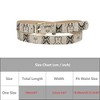 INSPIRE CHIC Women's Slim Thin Snakeskin Embossed Faux Leather Skinny Belts Waistband - 4 of 4