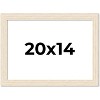 PosterPalooza | 20x14 Wide Barnwood Picture Frame, UV Acrylic, 6 Finishes - Grey, Brown, White, and Black - 2 of 4
