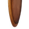 42" x 5" Metal Airplane Propeller 2 Blade Wall Decor with Aviation Detailing Brown/Gold - Olivia & May: Industrial Style, Vertical Display - 4 of 4