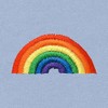 Dalix Rainbow Embroidered Fleece Zip Hoodie Cold Fall Winter Mens - 2 of 4
