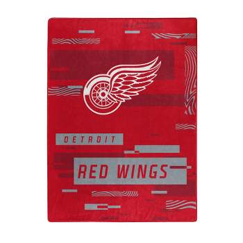 NHL Detroit Red Wings Digitized 60 x 80 Raschel Throw Blanket