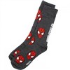 Mens Spider-Man Icons 3-Pair Crew Socks in Glow in The Dark Box - 4 of 4