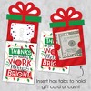 Big Dot of Happiness Co-Worker Appreciation - Christmas Thank You Employee Staff Money and Gift Card Sleeves - Nifty Gifty Card Holders - Set of 8 - 3 of 4