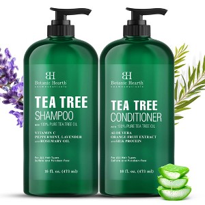 Botanic Hearth Tea Tree Shampoo and Conditioner Set for Itchy and Dry Scalp - 16 fl oz Each - 1 of 4