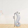 Uniquewise Tall Floor Vase for Home Decor, White Horn Floor Vase, 32-Inch-High Unique Decorative Vase Flower Holder, home Interior Decoration - 2 of 4