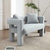 Modern Chenille Loveseat Sofa,Upholstered 2 Seater Sofa,Couch Lounge With Pillows,Sofa Benches,Accent Couch For Living Room-Cuddlewood - 2 of 4