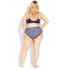 Avenue Women's Plus Size Microfiber Hi Cut Brief - 3 of 4