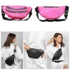 Unique Bargains Stylish Glossy Holographic Sports Waist Bag 1 Pc - 2 of 4