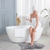 WOWOW Brass Freestanding Bathtub Faucet Single-Handle Floor Mount Bath Tub Faucet with Hand Shower - 4 of 4