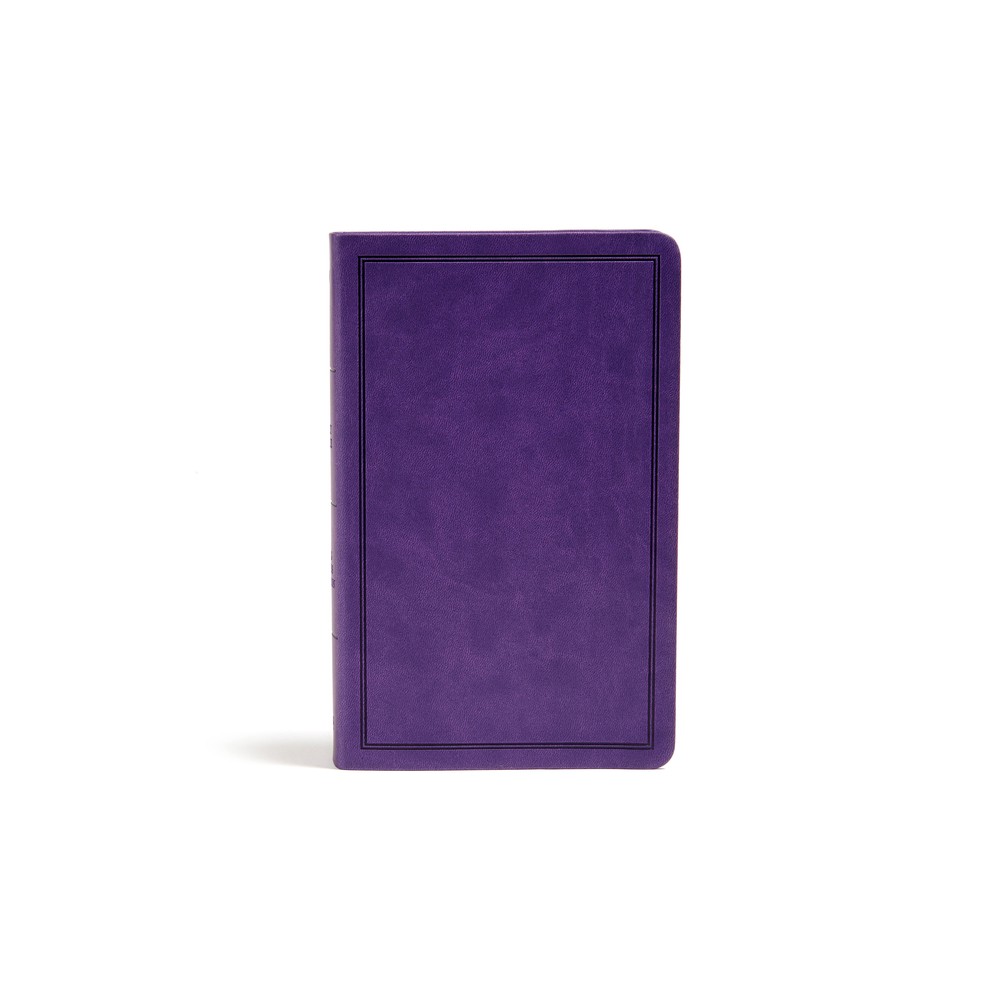KJV Deluxe Gift Bible, Purple Leathertouch - by Holman Bible Publishers (Leather Bound)