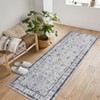 Coolmee Area Rugs for Living Room Washable Boho Floral Rug Indoor Carpet Vintage Rug Soft Non Slip Area Rug for Home Office - 2 of 4