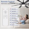 Airsurfer 52" Modern Ceiling Fan with 22W Dimmable LED Light, 8 Plywood Blades, Matte Black Finish & Reversible Quiet Motor - 4 of 4