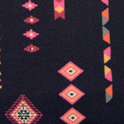 black printed