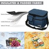 Tirrinia Adults Kids Lunch Bag Cooler With Front Pocket, Insulated Leakproof Reusable Lunch Bento Box for Lunch Office School Picnic Beach Camping - 2 of 4
