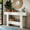 Hommoo Farmhouse Console Table With Storage Gray - 4 of 4