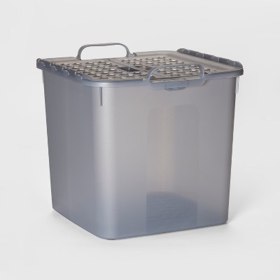 large plastic toy storage tub