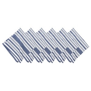 C&F Home Warner Navy Napkin S/6 - 1 of 4