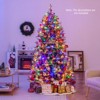 Tangkula 5/6/7 FT Pre-lit Artificial Christmas Tree Hinged Xmas Tree with 844/1168/1646 Branch Tips 250/350/470 Multi-color & Warm White LED Lights - 2 of 4