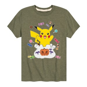 Boys' - Pokémon - Gotta Eat Em All Short Sleeve Graphic T-Shirt - 1 of 4
