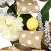 Northlight Bunny and Bows Floral Easter Wreath - 22" - Green and Beige - Unlit - 4 of 4