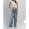 Women's LILANA COLORBLOCK WIDE LEG JEAN - PAPERMOON - 2 of 4