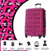 BEAFUP Set of 3 Hardshell Luggage Spinner Suitcase with TSA Lock Lightweight-20"+24"+28" Luggages, Hot Pink Leopard - 3 of 4