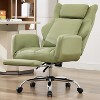 DYHOME Multi-Position Office Chair - PU Leather with Foldable Arms & Lumbar Support, Ergonomic for Home Office, Christmas Gift - 3 of 4