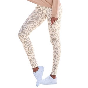 Women's Animal Print Lounge Leggings - LASCANA - 1 of 4