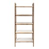 NicBex 5-Tier Mid-Century Modern Bookshelf,73" Tall Book Rack with Solid Wood Frame for Bedroom,Living Room,Office,Easy Assembly - 4 of 4