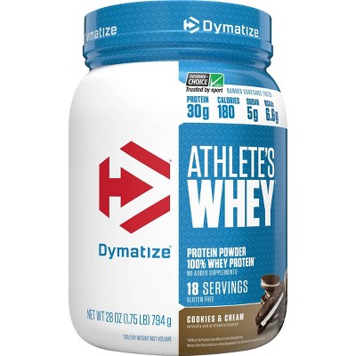 Dymatize Athlete's Whey - Cookies & Cream - 28.1oz