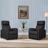 Yaheetech Set of 2 Modern Fabric Recliner Sofa Chair for Living Room, Bedroom - 2 of 4