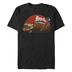 Men's Looney Tunes Wile E. Coyote and the Road Runner Retro Beep T-Shirt - 1 of 4