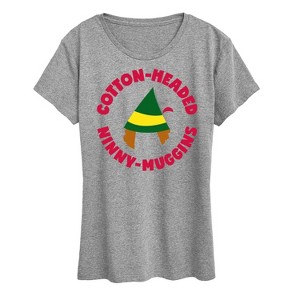 Women's - ELF - Christmas Family Set Ninny Muggins Short Sleeve Graphic T-Shirt - 1 of 4